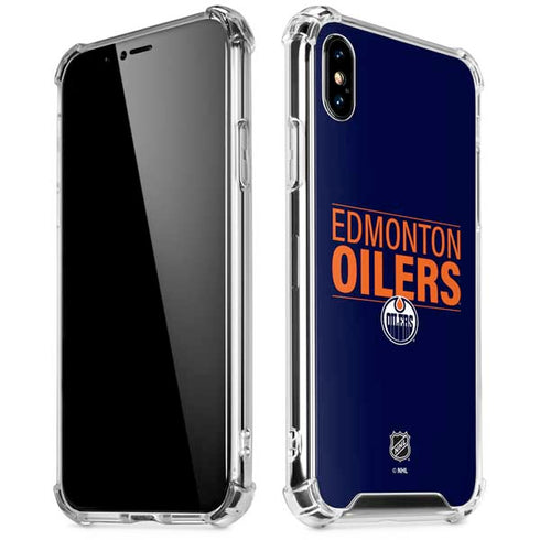 NHL Edmonton Oilers Lineup iPhone XS Max Clear Case
