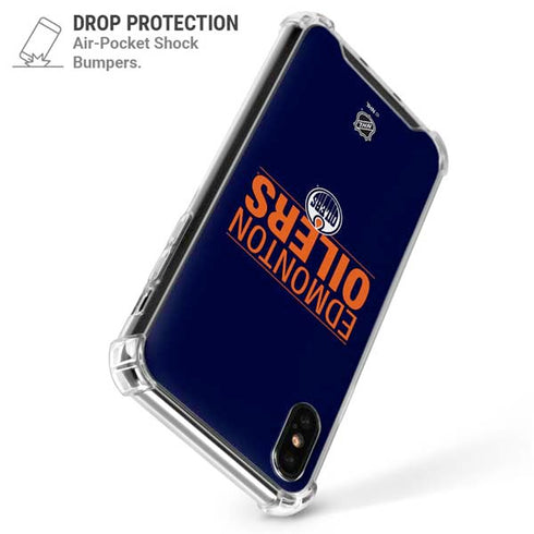 NHL Edmonton Oilers Lineup iPhone XS Max Clear Case