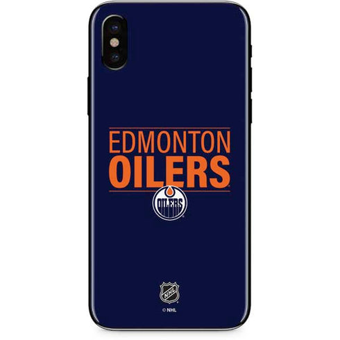 NHL Edmonton Oilers Lineup iPhone XS Skin