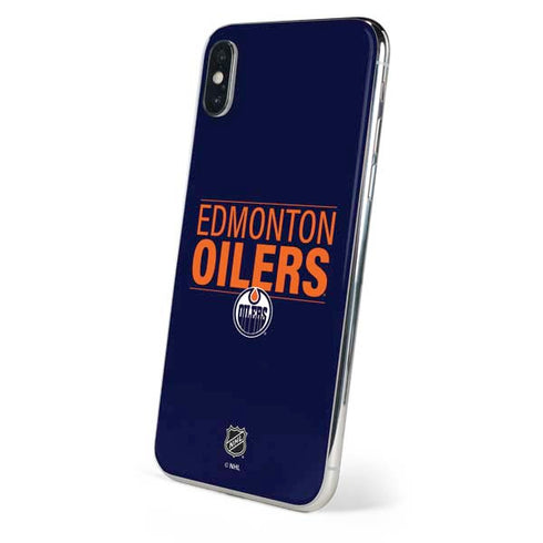 NHL Edmonton Oilers Lineup iPhone XS Skin