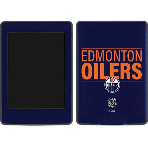 NHL Edmonton Oilers Lineup Amazon Kindle Skin