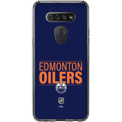 NHL Edmonton Oilers Lineup LG K51/Q51 Clear Case