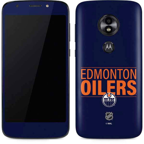 NHL Edmonton Oilers Lineup Moto E5 Play Skin