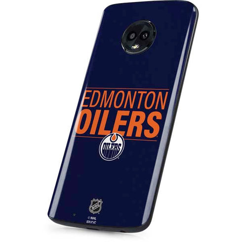 NHL Edmonton Oilers Lineup Moto G6 Skin