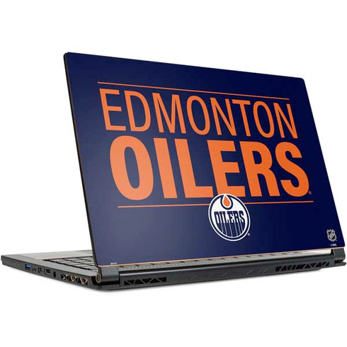 NHL Edmonton Oilers Lineup MSI GS65 Stealth Laptop Skin