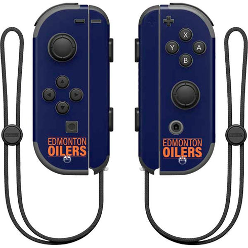 NHL Edmonton Oilers Lineup Nintendo Joy-Con (L/R) Controller Skin