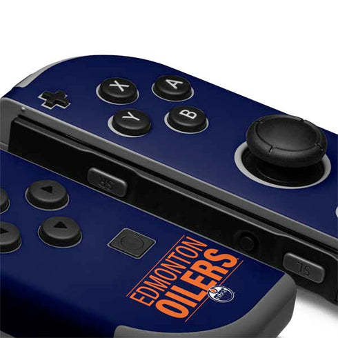 NHL Edmonton Oilers Lineup Nintendo Joy-Con (L/R) Controller Skin