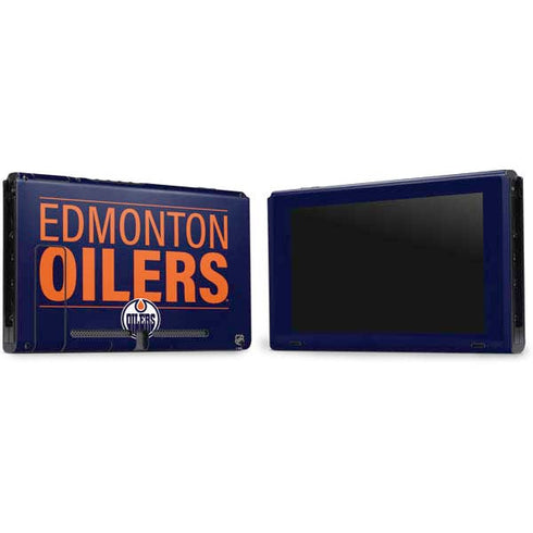 NHL Edmonton Oilers Lineup Nintendo Switch Bundle Skin