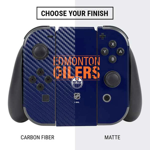 NHL Edmonton Oilers Lineup Nintendo Switch Bundle Skin