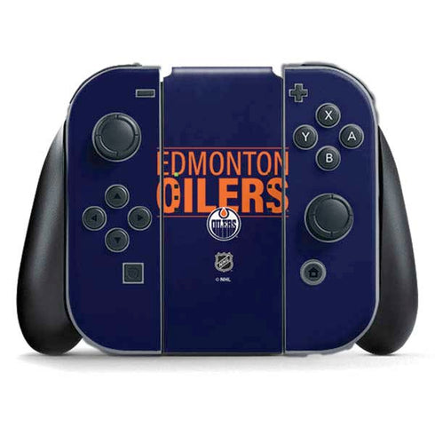 NHL Edmonton Oilers Lineup Nintendo Switch (2017-2021) Joy-Con Controller Skin