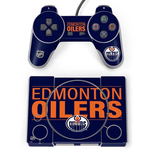 NHL Edmonton Oilers Lineup PlayStation Classic Bundle Skin