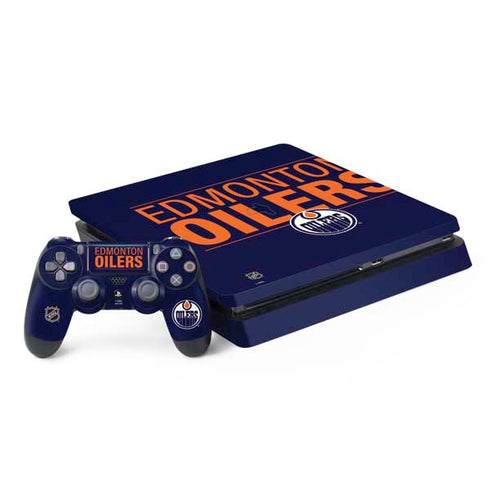 NHL Edmonton Oilers Lineup PS4 Slim Bundle Skin