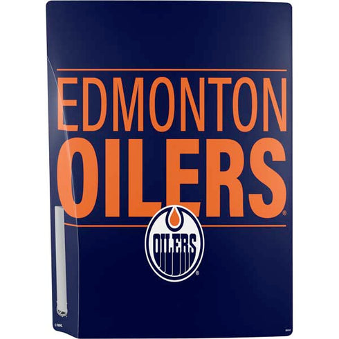 NHL Edmonton Oilers Lineup PS5 Console Skin