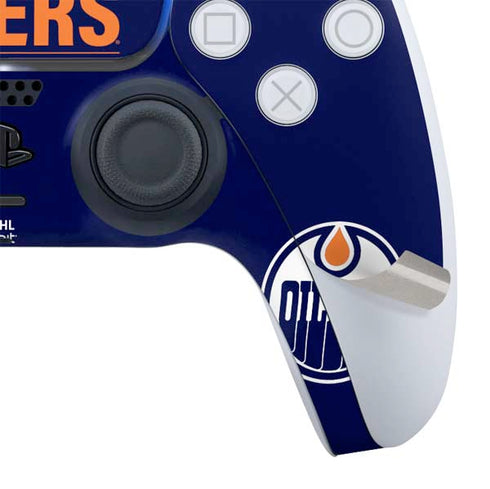 NHL Edmonton Oilers Lineup PS5 Slim Digital Edition Bundle Skin