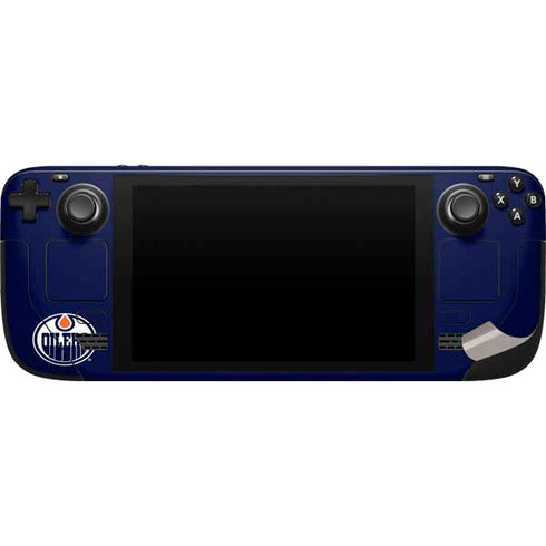 NHL Edmonton Oilers Lineup Steam Deck Handheld Gaming Computer Skin