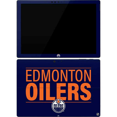 NHL Edmonton Oilers Lineup Surface Pro 7 Skin
