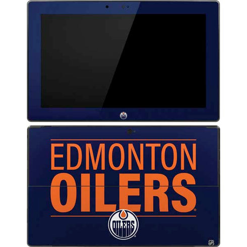 NHL Edmonton Oilers Lineup Surface Pro Tablet Skin