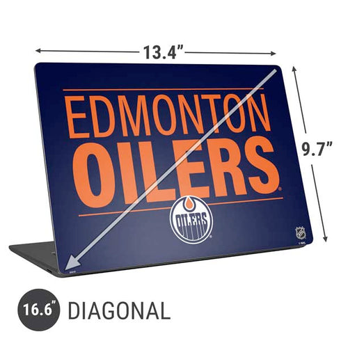 NHL Edmonton Oilers Lineup Universal Laptop 16.6in (13.4 x 9.7in) Skin