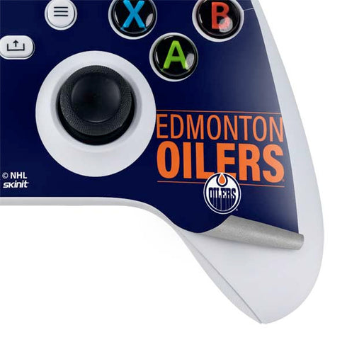NHL Edmonton Oilers Lineup Xbox Series S Controller Skin