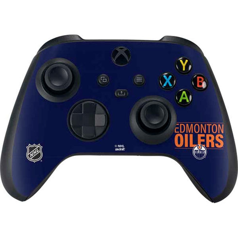 NHL Edmonton Oilers Lineup Xbox Series X Controller Skin