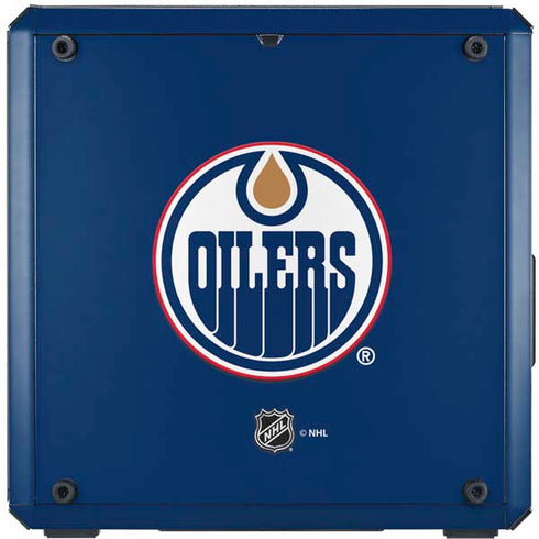 NHL Edmonton Oilers Solid Background Cooler Master MasterBox Q300L Mini Tower Skin