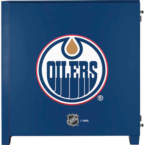 NHL Edmonton Oilers Solid Background Corsair 4000D Tempered Glass Mid-Tower ATX Case Skin