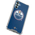 NHL Edmonton Oilers Solid Background Galaxy A13 5G Clear Case