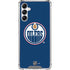 NHL Edmonton Oilers Solid Background Galaxy A14 5G Clear Case