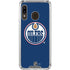 NHL Edmonton Oilers Solid Background Galaxy A30 Clear Case