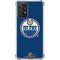 NHL Edmonton Oilers Solid Background Galaxy A72 5G Clear Case