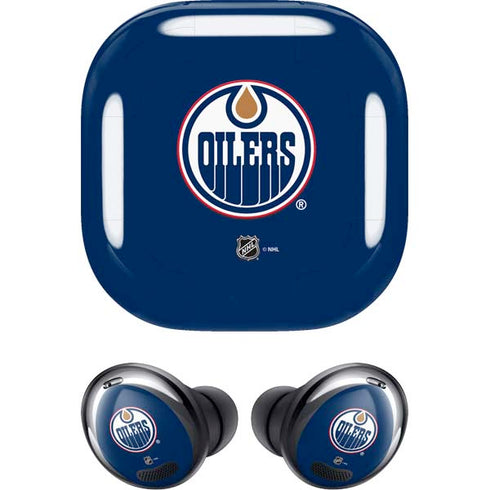 NHL Edmonton Oilers Solid Background Galaxy Buds Pro Skin