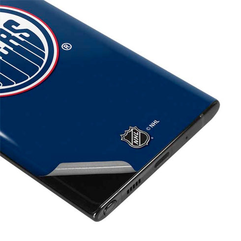 NHL Edmonton Oilers Solid Background Galaxy Note 10 Skin
