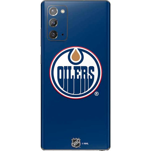 NHL Edmonton Oilers Solid Background Galaxy Note20 5G Skin