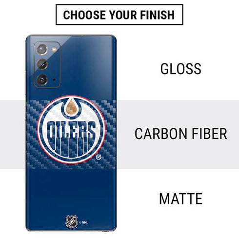 NHL Edmonton Oilers Solid Background Galaxy Note20 5G Skin