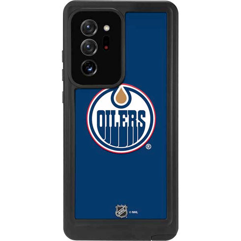 NHL Edmonton Oilers Solid Background Galaxy Note20 Ultra 5G Waterproof Case