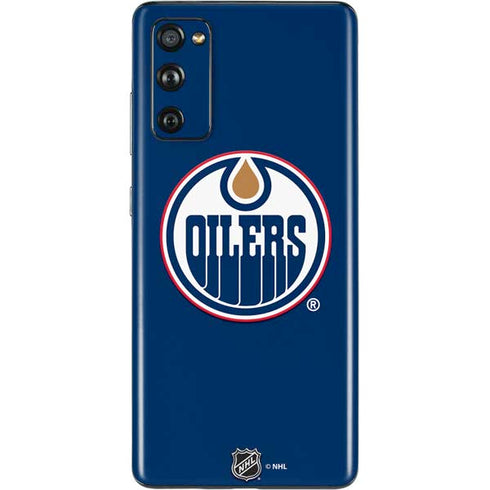 NHL Edmonton Oilers Solid Background Galaxy S20 Fan Edition Skin