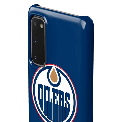 NHL Edmonton Oilers Solid Background Galaxy S20 Lite Case