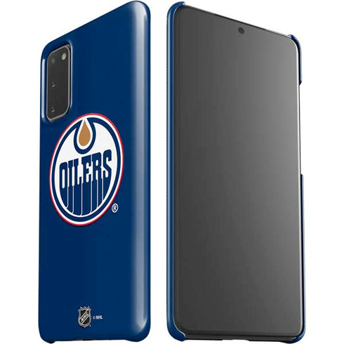 NHL Edmonton Oilers Solid Background Galaxy S20 Lite Case