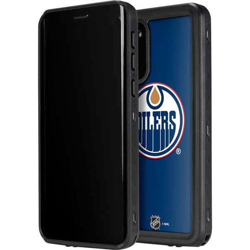 NHL Edmonton Oilers Solid Background Galaxy S20 Plus Waterproof Case