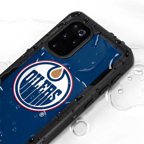 NHL Edmonton Oilers Solid Background Galaxy S20 Plus Waterproof Case