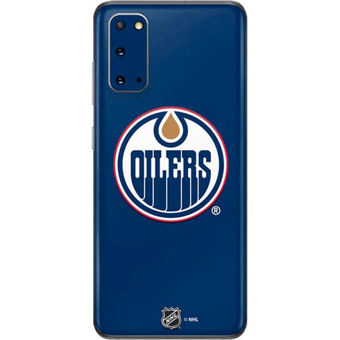 NHL Edmonton Oilers Solid Background Galaxy S20 Skin