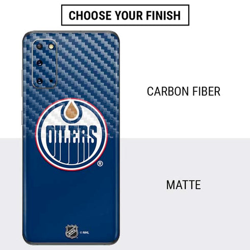 NHL Edmonton Oilers Solid Background Galaxy S20 Skin
