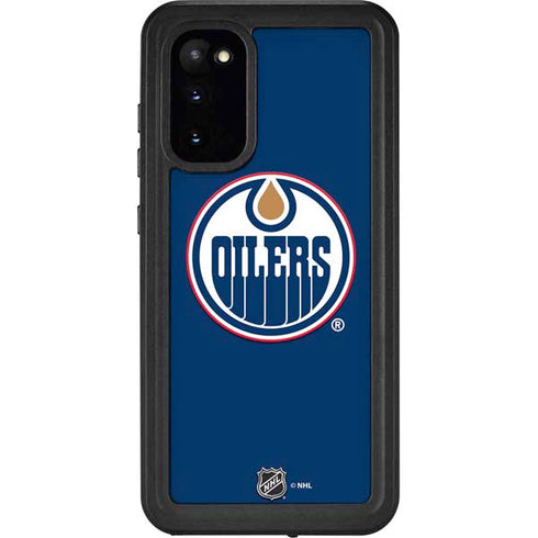 NHL Edmonton Oilers Solid Background Galaxy S20 Waterproof Case