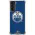NHL Edmonton Oilers Solid Background Galaxy S21 5G Clear Case