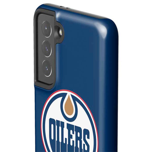 NHL Edmonton Oilers Solid Background Galaxy S21 5G Pro Case