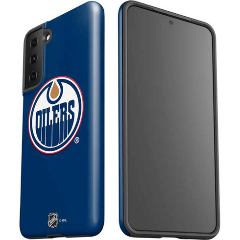 NHL Edmonton Oilers Solid Background Galaxy S21 FE Pro Case