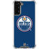 NHL Edmonton Oilers Solid Background Galaxy S21 Plus 5G Clear Case