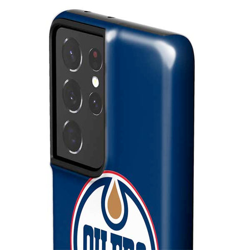 NHL Edmonton Oilers Solid Background Galaxy S21 Ultra 5G Pro Case