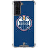 NHL Edmonton Oilers Solid Background Galaxy S22 Clear Case