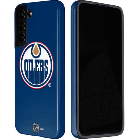 NHL Edmonton Oilers Solid Background Galaxy S22 Plus Pro Case